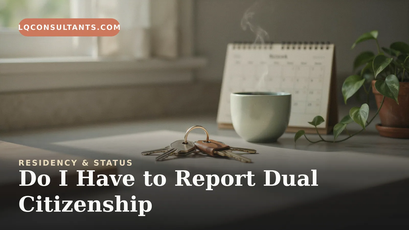 Do I Have to Report Dual Citizenship