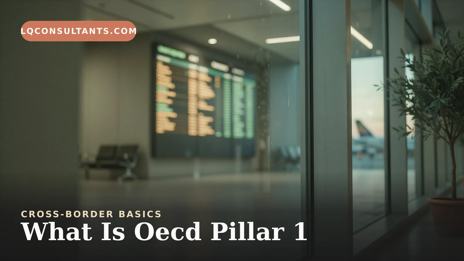 What Is Oecd Pillar 1