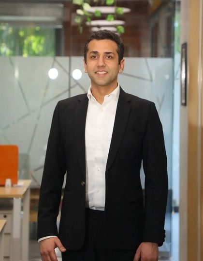 Udit Gupta, founder of Legal Quotient Consultants, at the firm's office